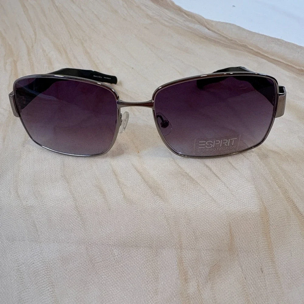 NEW ESPRIT ET17640‎ COLOR-505 PURPLE BLACK AUTHENTIC EYEGLASSES 58-16